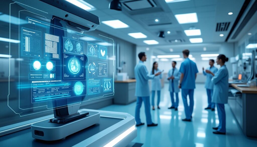 découvrez comment l’intelligence artificielle révolutionne le diagnostic médical en augmentant la précision, accélérant les analyses et aidant les professionnels de santé à mieux traiter les patients.